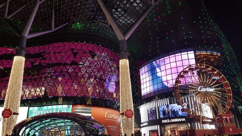 ION shopping Centre at Orchard